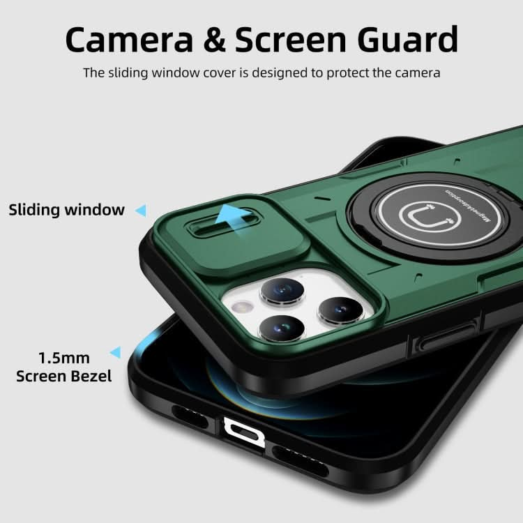 Sliding Camshield TPU Hybrid PC Magnetic Holder Phone Case, Series 2