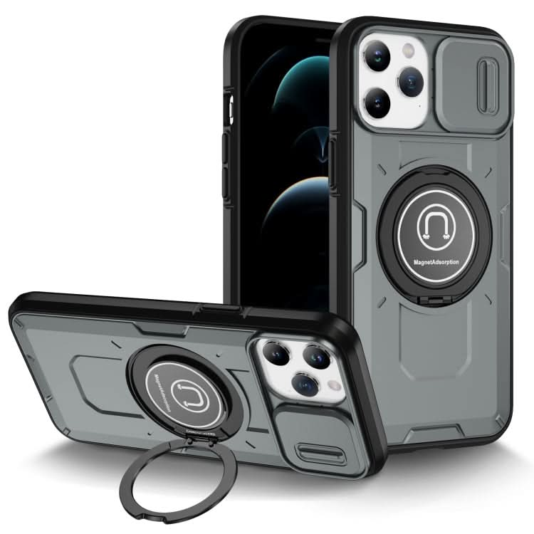 Sliding Camshield TPU Hybrid PC Magnetic Holder Phone Case, Series 2