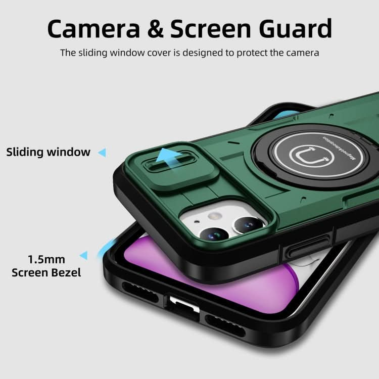 Sliding Camshield TPU Hybrid PC Magnetic Holder Phone Case, Series 1