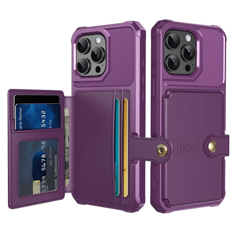 Magnetic Wallet Card Bag Leather Phone Case