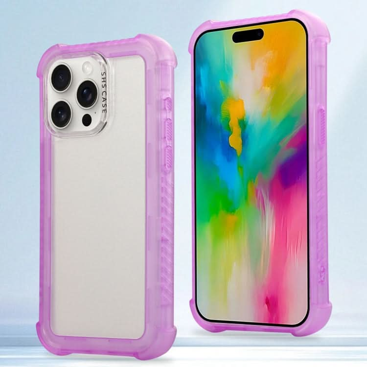 Transparent Matte TPU Hybrid PC 3-in-1 Phone Case, Series 3