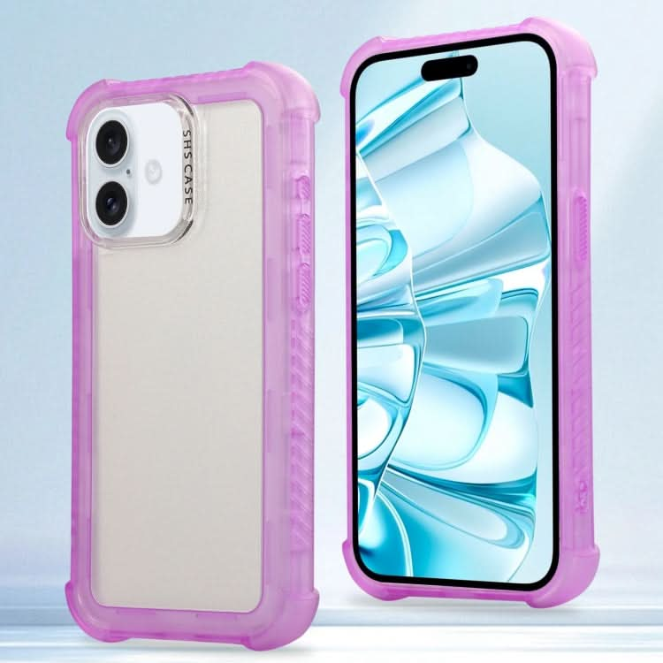 Transparent Matte TPU Hybrid PC 3-in-1 Phone Case, Series 1