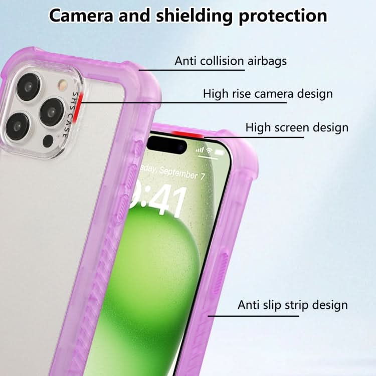 Transparent Matte TPU Hybrid PC 3-in-1 Phone Case, Series 1