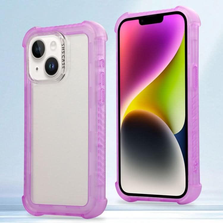 Transparent Matte TPU Hybrid PC 3-in-1 Phone Case, Series 3