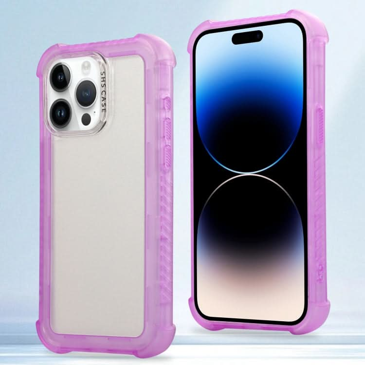 Transparent Matte TPU Hybrid PC 3-in-1 Phone Case, Series 3