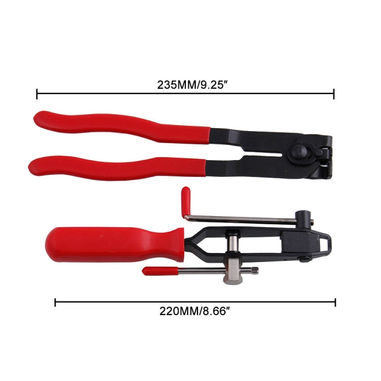 2 in 1 Car CV Joint Boot Clamps Pliers Car Banding Tools Kit Set