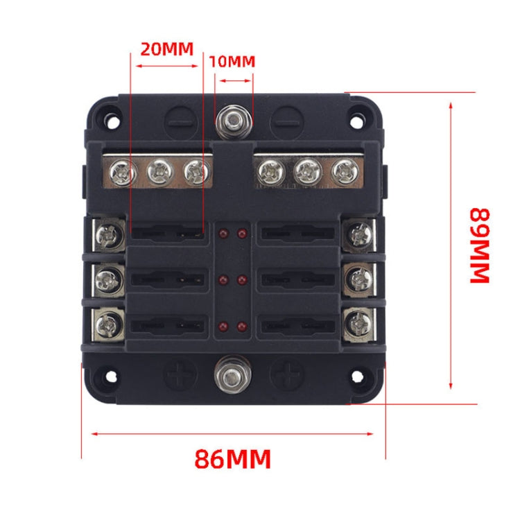 6 Way Fuse Block with 24pcs Fuses and 12pcs Terminals ÎҵÄÉ̵ê