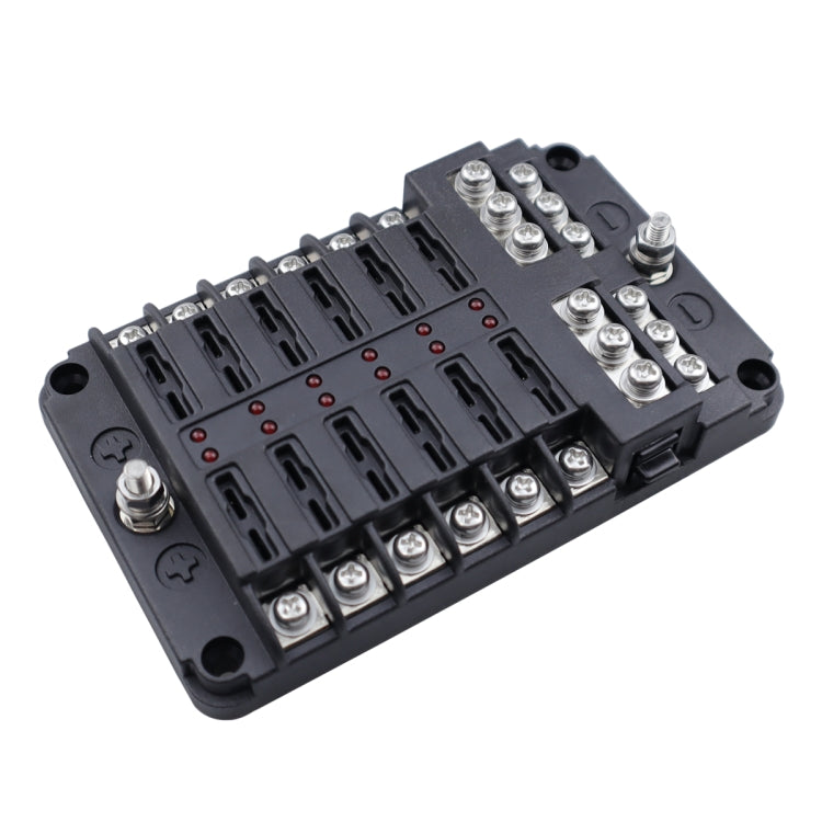 12 Way Fuse Block with 24pcs Fuses and 24pcs Terminals