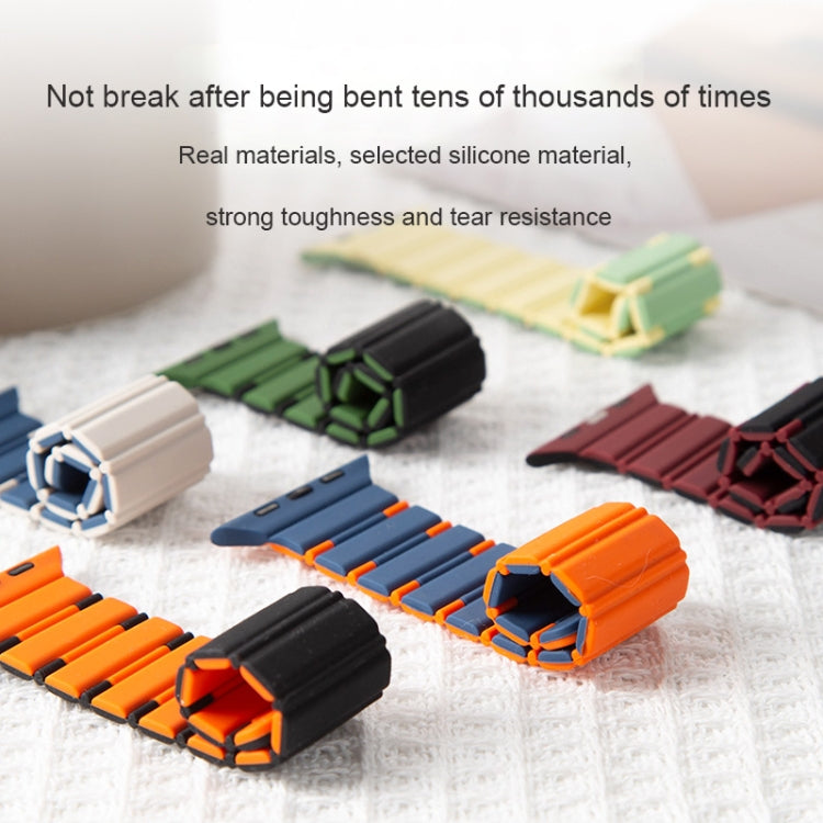 Two-color Magnetic Silicone Watch Band, Series 1 My Store