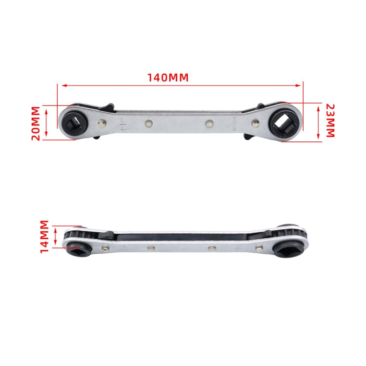 36pcs / Set T6 Air Conditioning Valve Core Remover Installer Tool with Dual Size SAE 1/4 and 5/16 Ports-Reluova