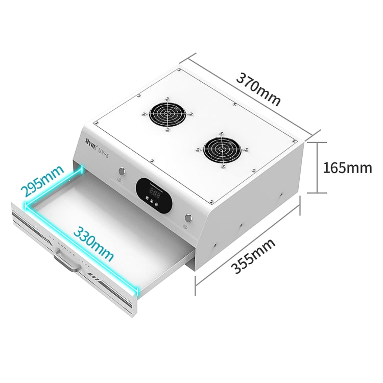 Uyue UV-6 15 inch Double Timing Intelligent Curing Lamp Mechanic for Phone / Pad