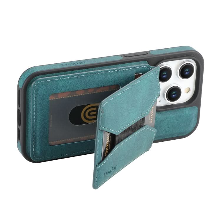 Denior D17 Skin Feel MagSafe Detachable Card Slot Phone Case, Series 2