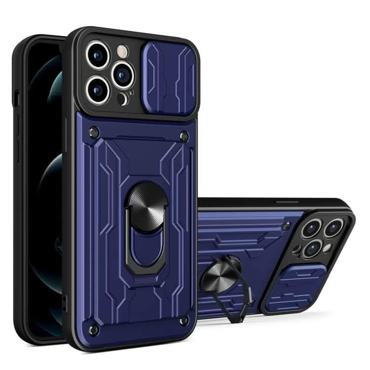 Sliding Camshield TPU+PC Phone Case with Card Slot, Series 2