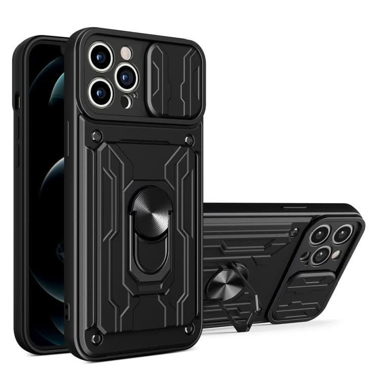 Sliding Camshield TPU+PC Phone Case with Card Slot, Series 2