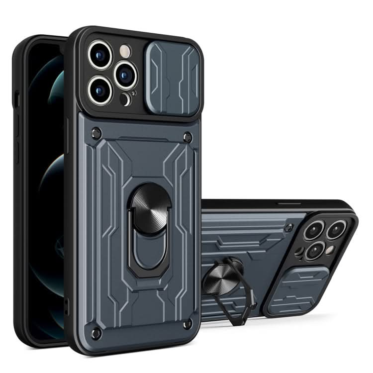 Sliding Camshield TPU+PC Phone Case with Card Slot, Series 2