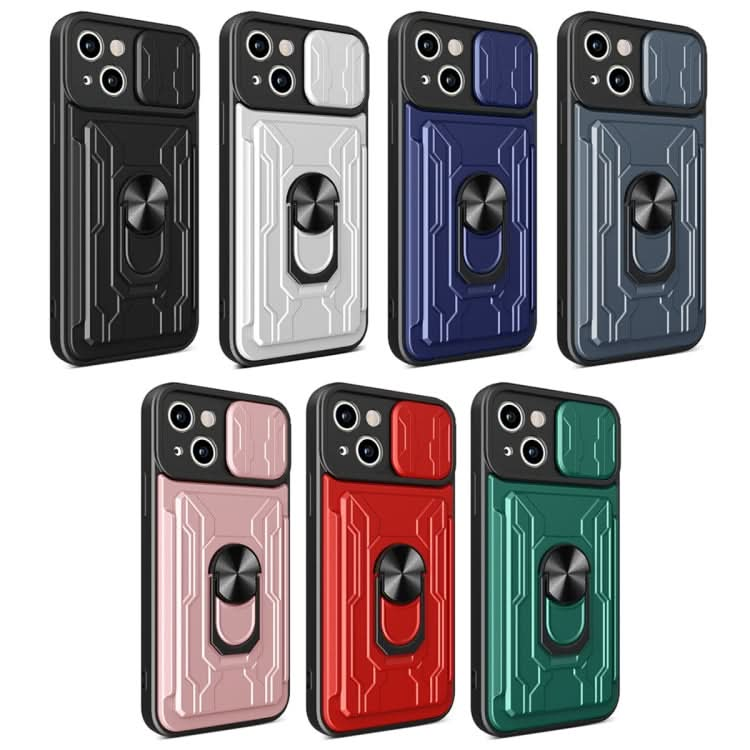 Sliding Camshield TPU+PC Phone Case with Card Slot, Series 2