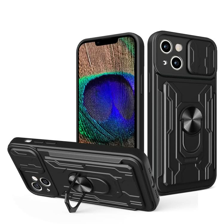 Sliding Camshield TPU+PC Phone Case with Card Slot, Series 2