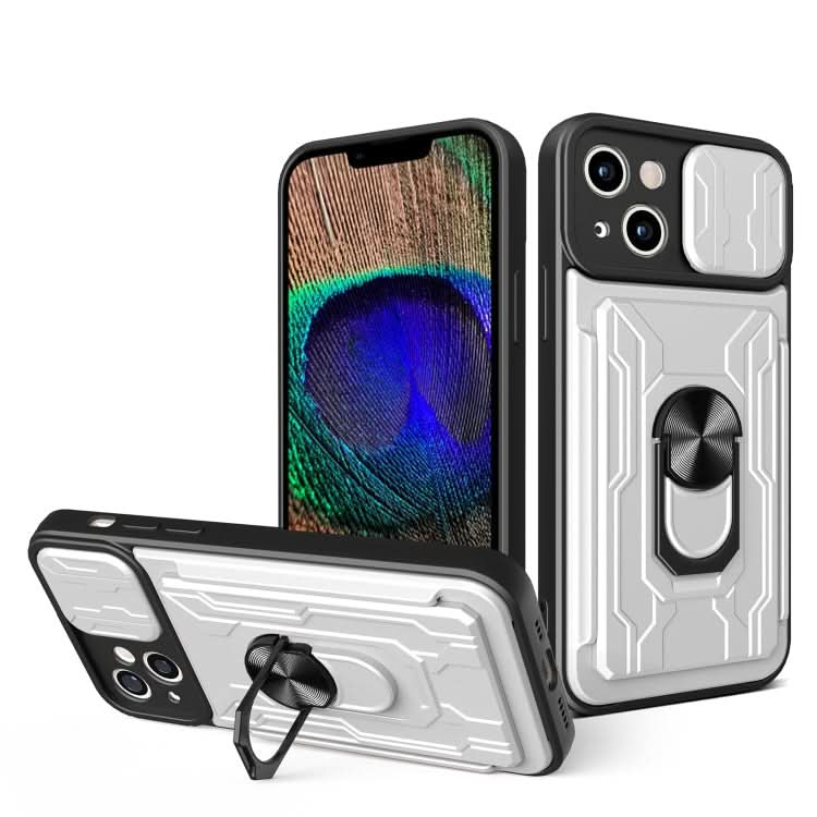 Sliding Camshield TPU+PC Phone Case with Card Slot, Series 2