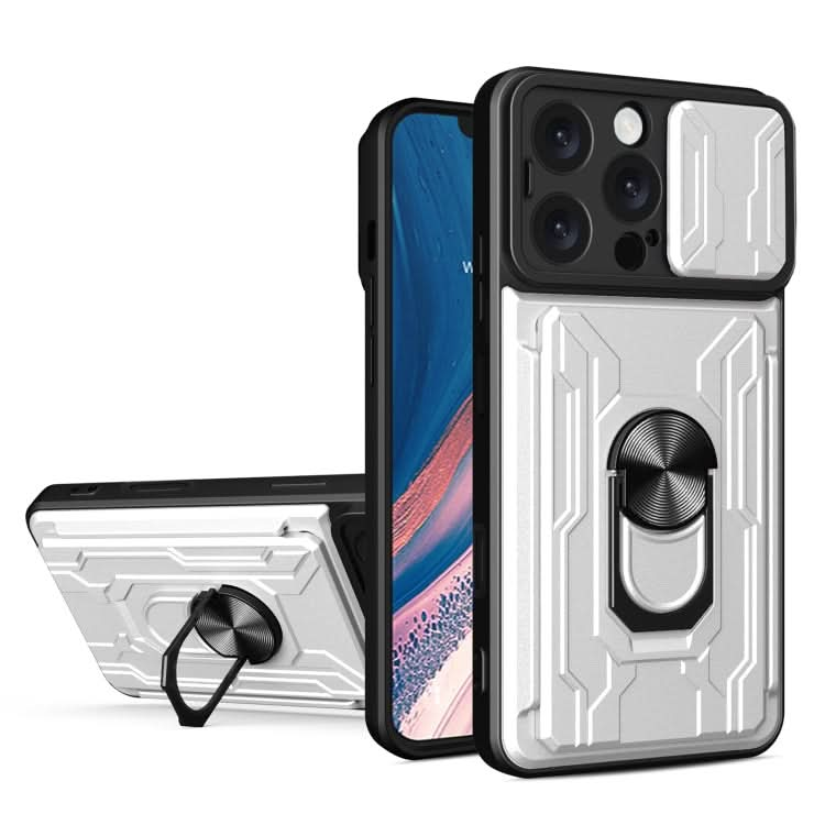 Sliding Camshield TPU+PC Phone Case with Card Slot, Series 2