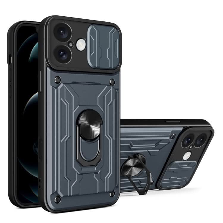 Sliding Camshield TPU+PC Phone Case with Card Slot, Series 1