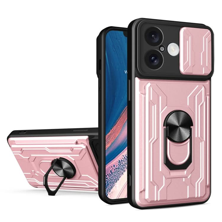 Sliding Camshield TPU+PC Phone Case with Card Slot, Series 2