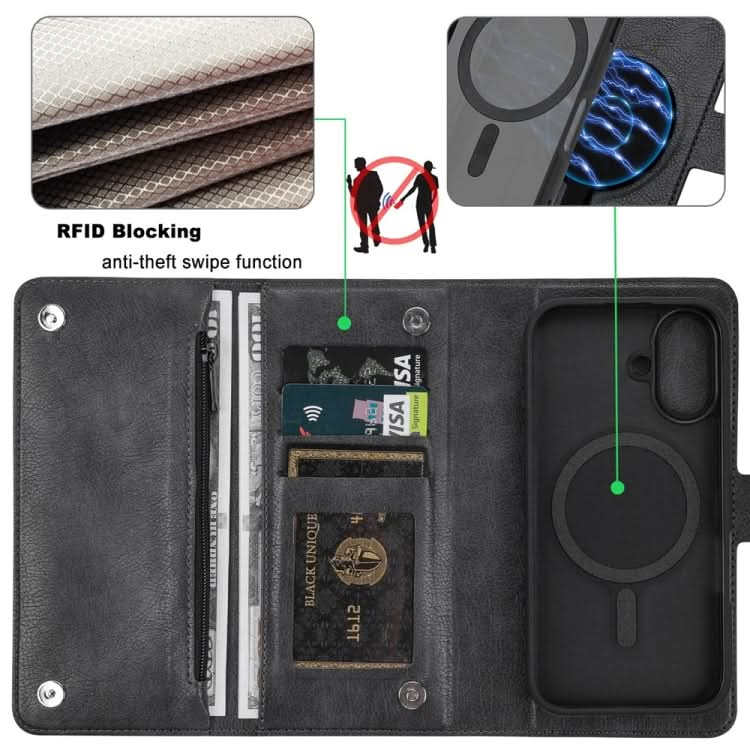 ViLi GVB Series MagSafe Magnetic RFID Leather Phone Case