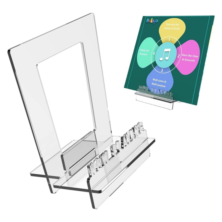 Acrylic Record Book Storage Display Stand My Store