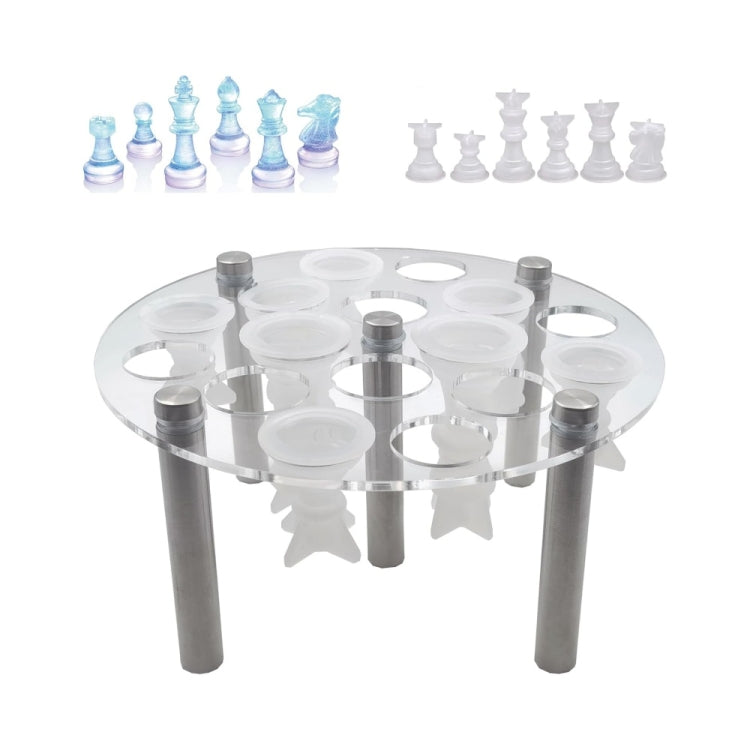 Round Chess Mold Stand Without Silicone Mold