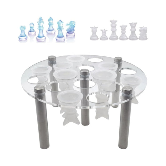 Round Chess Mold Stand Without Silicone Mold