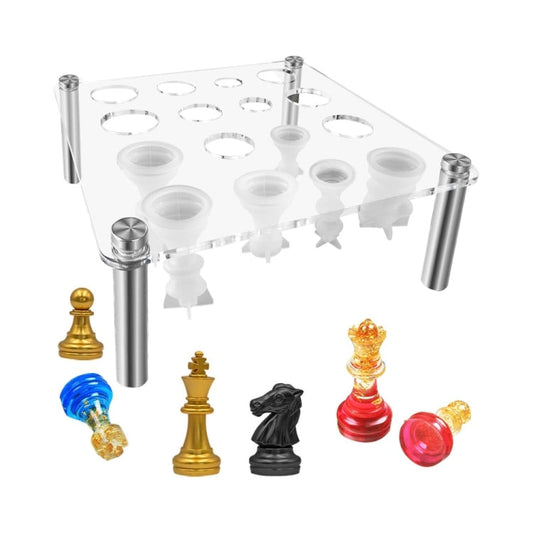 Square Chess Mold Stand Without Silicone Mold My Store