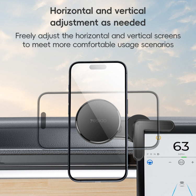 Yesido C213 Car Floating Screen Clip-on MagSafe Magnetic Phone Holder