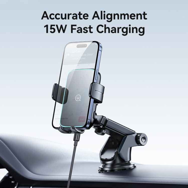 USAMS CD229 15W Accurate Aligment Wireless Charging Car Phone Holder with Suction Cup ÎҵÄÉ̵ê