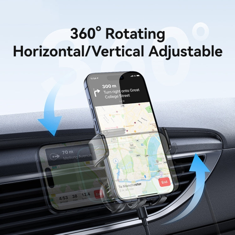 USAMS CD230 15W Accurate Aligment Wireless Charging Car Phone Holder with Suction Cup ÎҵÄÉ̵ê