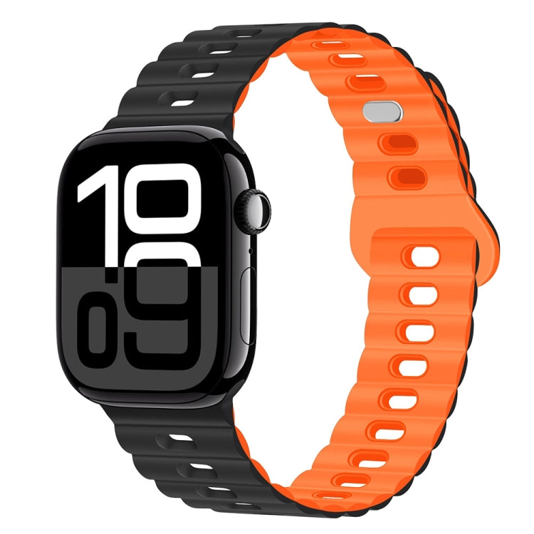 Reverse Buckle Breathable Silicone Watch Band, Series 19