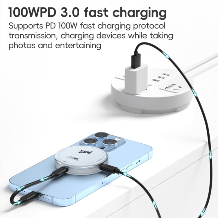 YCE-V195C USB-C / Type-C to M.2 NVMe + PD 3.0 Magnetic Hard Drive Enclosure