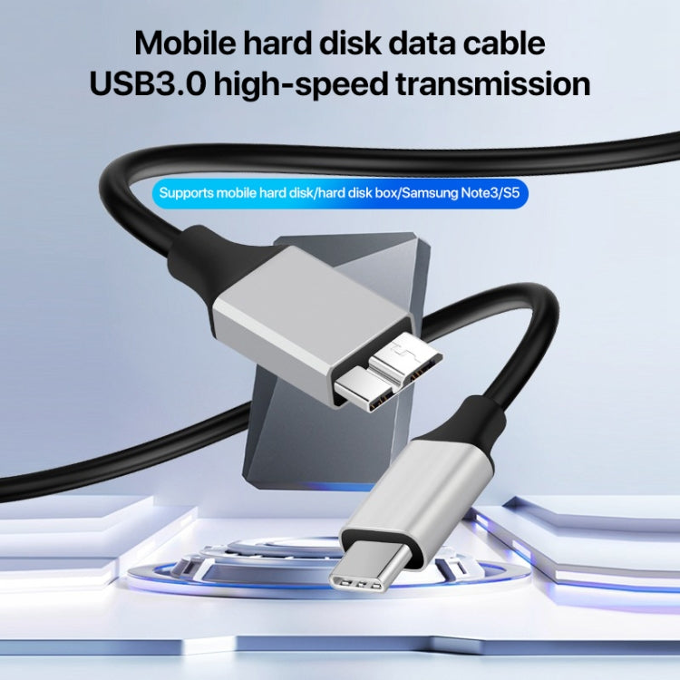 USB-C / Type-C 3.0 to Micro B Mobile Hard Disk Adapter Cable My Store