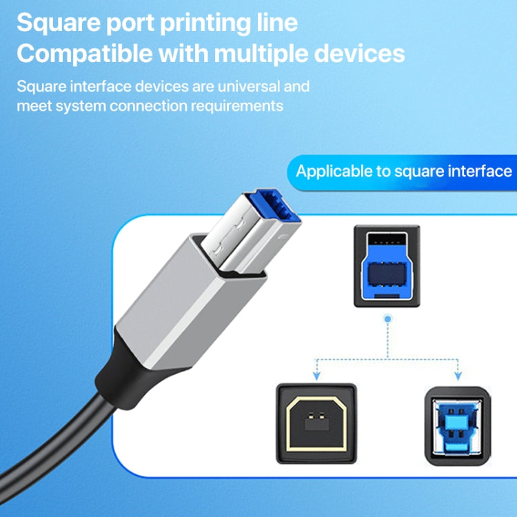 USB 3.0 A Male to USB-B Square Interface Printer Data Transmission Adapter Cable My Store