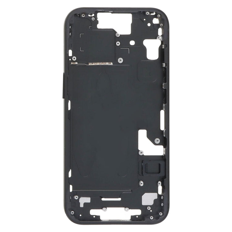 For iPhone 15 Middle Frame Bezel Plate with Side Keys + Card Tray