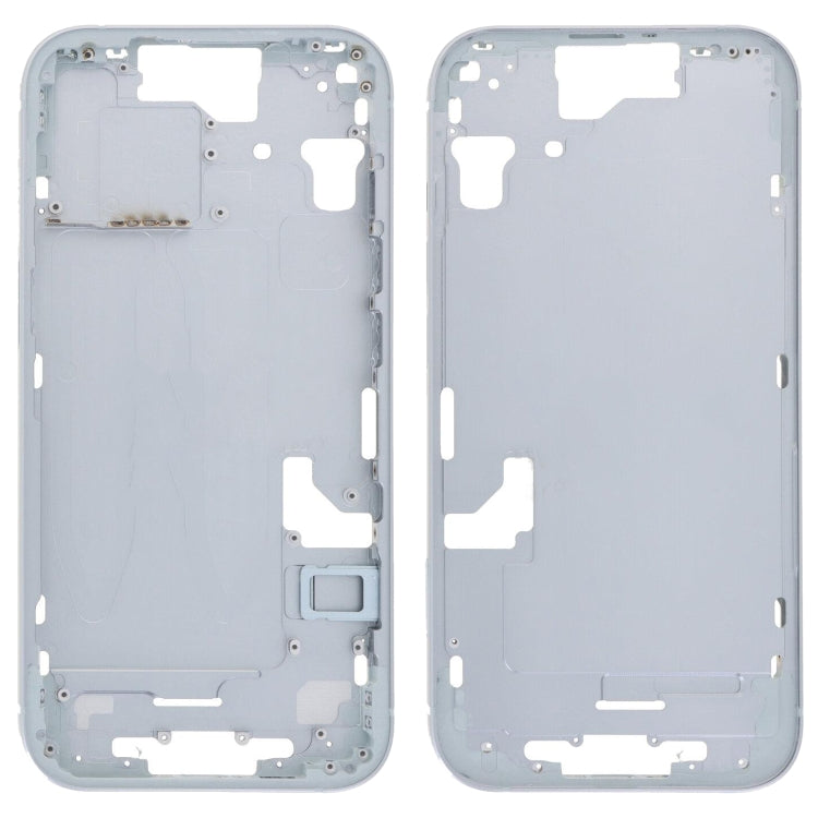 For iPhone 15 Middle Frame Bezel Plate with Side Keys + Card Tray