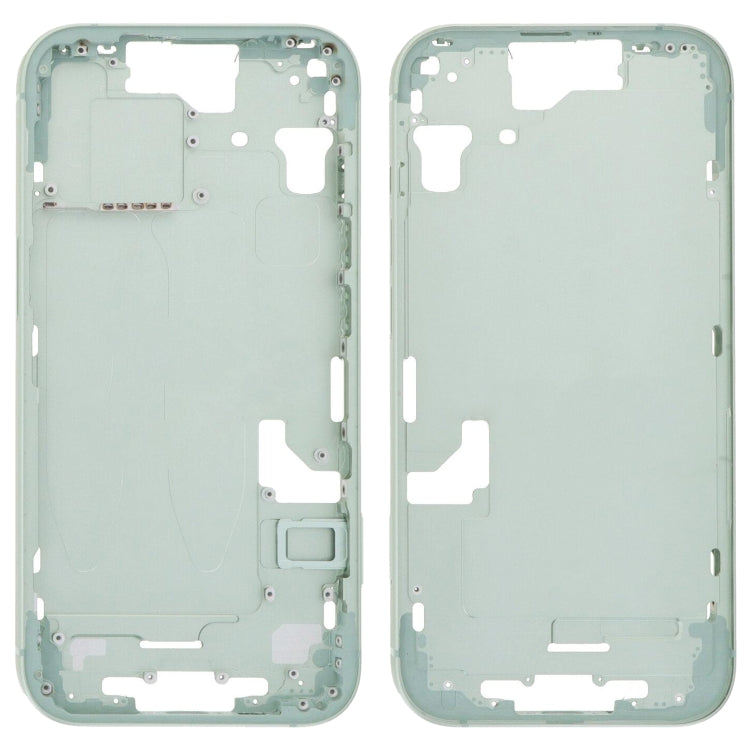 For iPhone 15 Middle Frame Bezel Plate with Side Keys + Card Tray