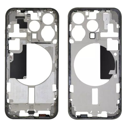 For iPhone 15 Pro Middle Frame Bezel Plate with Side Keys + Card Tray My Store