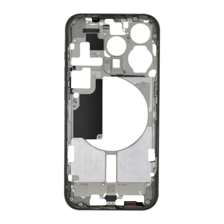 For iPhone 15 Pro Middle Frame Bezel Plate with Side Keys + Card Tray