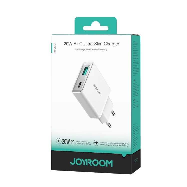 JOYROOM JR-TCF14 20W USB+USB-C / Type-C Fast Charger