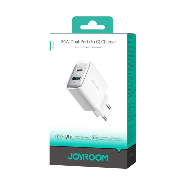 JOYROOM JR-TCF15 30W USB+USB-C / Type-C Fast Charger