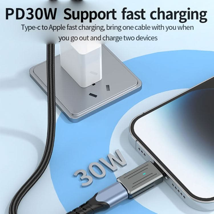 Zinc Alloy PD Adapter, Support Fast Charging / Data Transmission