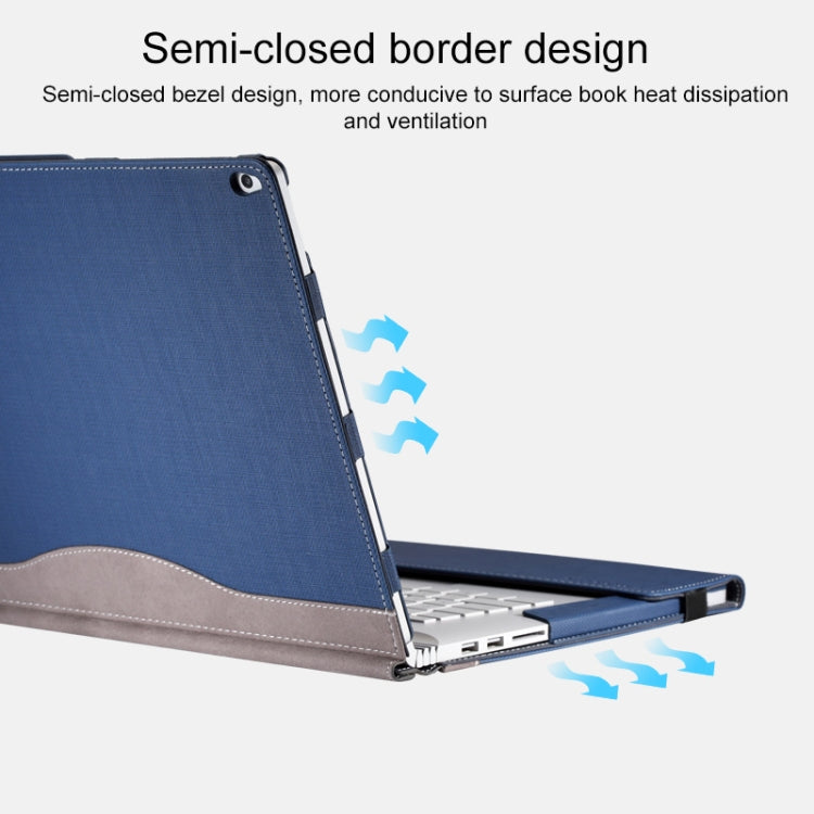 PU Leather Laptop Protective Case with Screen Stand My Store