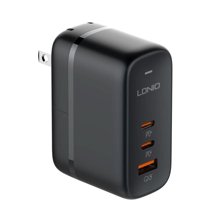 LDNIO Q366 65W USB + Dual Type-C Port Charger with 1m USB-C / Type-C to USB-C / Type-C Data Cable