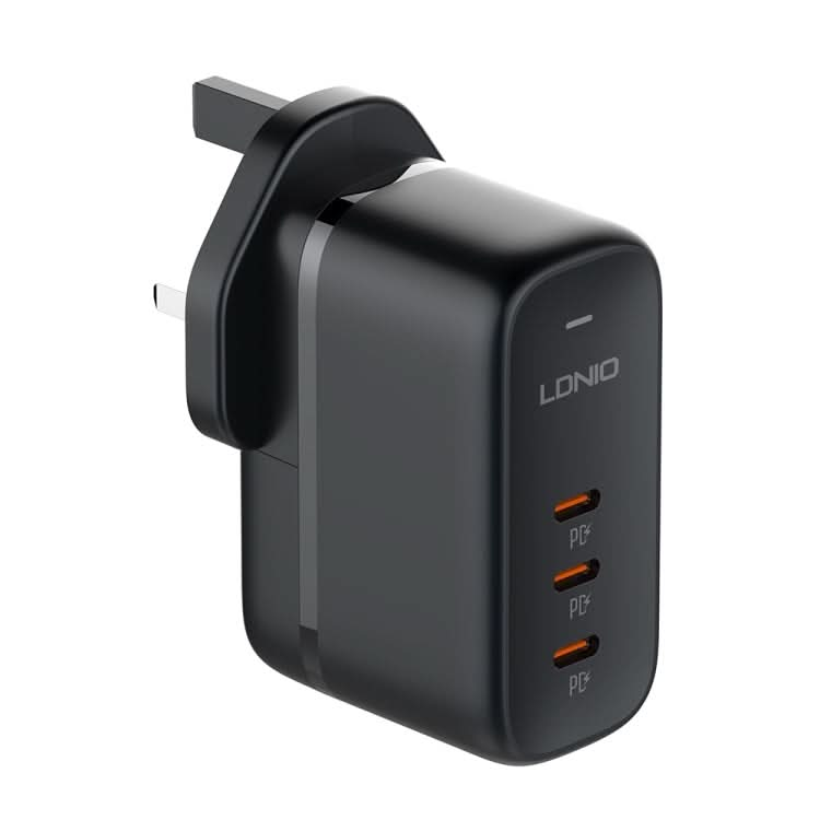 LDNIO Q367 65W GaN 3 x USB-C / Type-C Interface Charger with 1m USB-C / Type-C to USB-C / Type-C Data Cable