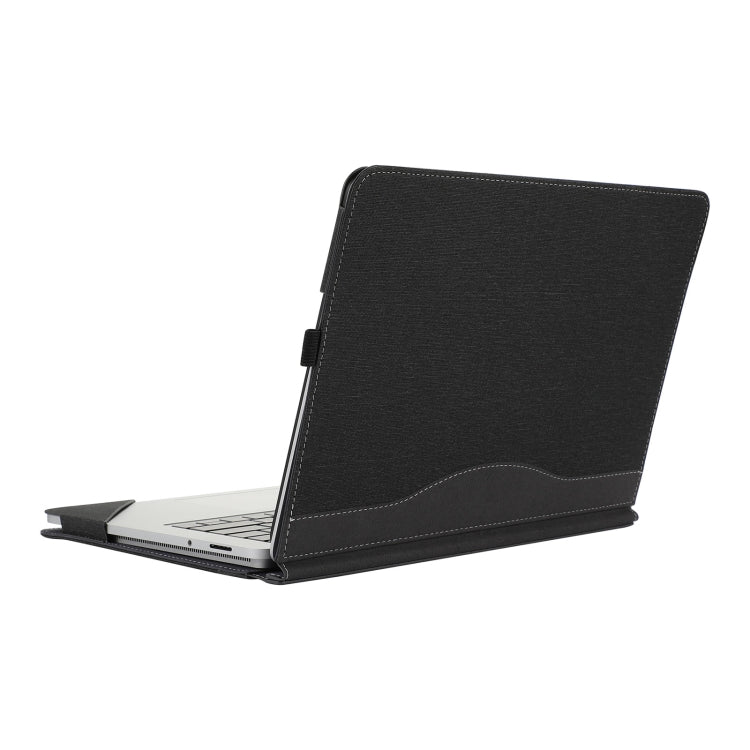 Cotton Cloth Texture Leather Laptop Protective Case