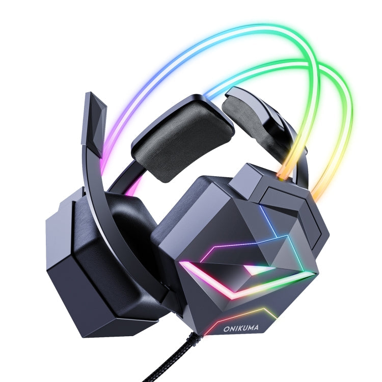 ONIKUMA X20 RGB Colorful Head-mounted Wired Gaming Earphone, Length: 1.8m My Store